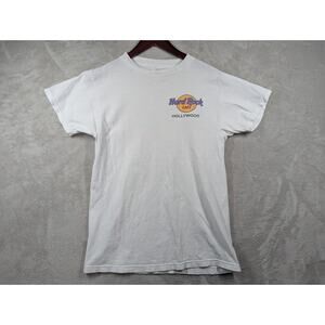 Hard Rock Cafe Hollywood White T-Shirt Size SMALL Surfboards